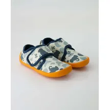 Affenzahn Hausschuh Baumwolle Movy Hase für Kinder, beige, 32 EU