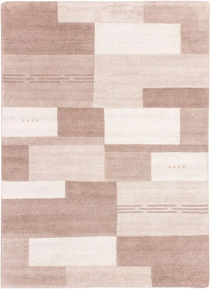 Teppich Khangri 250 x 350 cm Mischgewebe Beige