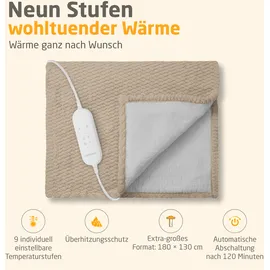 Medisana HB 419 Heizdecke 130 x 180 cm Sandcreme
