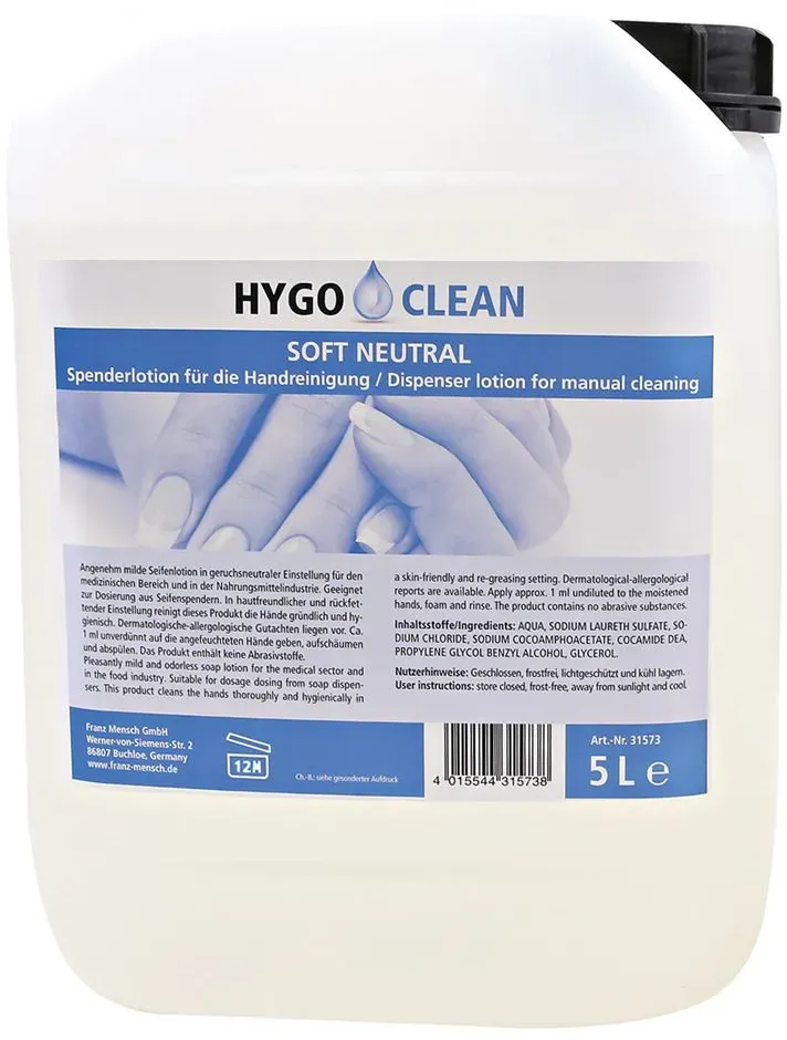 Hygoclean Flüssigseife Soft Neutral 5 l Unisex