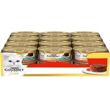 Purina Gourmet Gold Pasteten mit Gemüse feucht Katzen mit Rindfleisch und Tomaten, 24 Dosen à 85 g