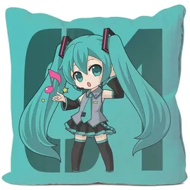POPbuddies Hatsune Miku Kissen 50 x 50 cm Weiß