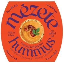 mézete Mezete Original Hummus mit gerösteter Paprika – Vegan & Glutenfrei 1x 215g