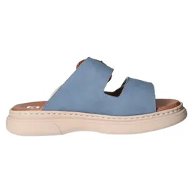 Rieker Bequeme Pantoletten für Damen, blau, 37 EU