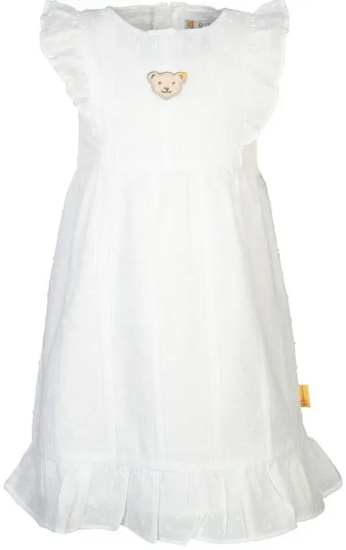 Steiff - Kleid Laila In Bright White  Gr.98