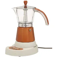 GAT ALUMINIUM ESPRESSOKOCHER für 6 Tassen Elektrisch Espresso Maker VITAGE