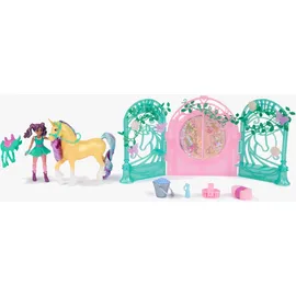 Spin Master Unicorn Academy - Ava und Einhorn Leaf Stall Spielset