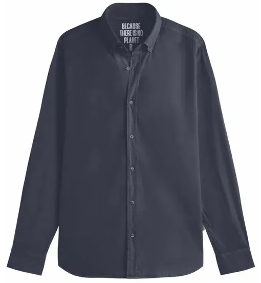 Ecoalf Antejo M - Langarm Hemd - Herren - Blue - M