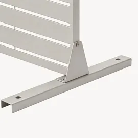 casa.pro Garten-Paravent 180 x 120 cm Knoblauchbeige Stahl
