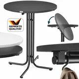 CASARIA Stehtisch Grau 110x70cm klappbar