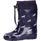 Beck Mädchen Horses Gummistiefel, Violett, 32 EU