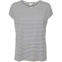 Vero Moda VMAVA PLAIN SS TOP STRIPE GA JRS