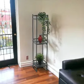 DanDiBo Ambiente Standregal 23 x 110 x 23 cm Schwarz