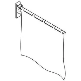 Hewi Duschvorhang Serie 801 94 x 96,7 cm senfgelb