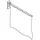 Hewi Duschvorhang Serie 801 94 x 96,7 cm senfgelb