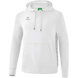 Erima Essential Team Hoodie weiß/monument grey M