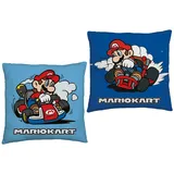 Super Mario Dekokissen 40 x 40 cm Blau