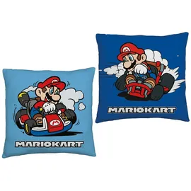 Super Mario Dekokissen 40 x 40 cm Blau