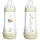 MAM Anti-Kolik-Flasche ab 4 Monaten, 320 ml, mit 3 Schnelligkeits-Saugern, aus Silikon, selbststerilisierend und leicht zu reinigen, MAM Easy-Start, Anti-Colic, matt-neutral, 1 Stück