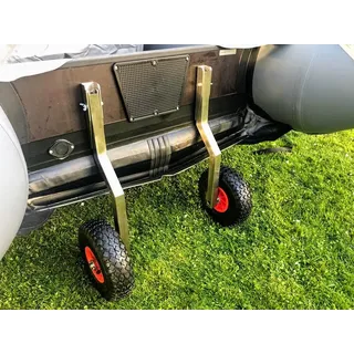 Heckräder Slipräder Schlauchbooträder Transporträder Edelstahl Schlauchboot Z-Type