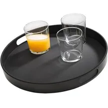 APS Tablett BISTRO schwarz rund Ø 35,5 cm