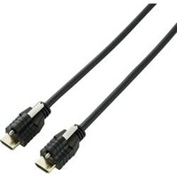 SpeaKa Professional HDMI Anschlusskabel HDMI-A Stecker, HDMI-A Stecker 5.00m Schwarz SP-9784192 Audi