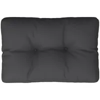 VidaXL Palettenkissen Schwarz 60x40x12 cm Stoff