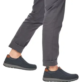 Rieker Herren B9062 Schnürhalbschuhe, blau, 42