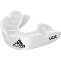 adidas Unisex Jugend Opro Gen4 Bronze Mundschutz, weiß/schwarz, Junior