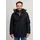 FQ1924 FQAegir Herren Winterparka Parka Winterjacke mit Stehkragen - Schwarz - L