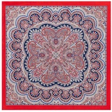 Roeckl Young Paisley Foulard Red / red/navy - 53x53