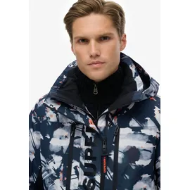 Superdry Ultimate Freestyle Skijacke Blau/Weiß XL