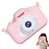 Aferzov Kinder Hd Digitalkamera Silikonhülle - Cat Look Kinder Fotokamera Hülle | Mehrere Zubehörteile unterstützen die Installation der Cartoon-Kameraabdeckung für Mädchen