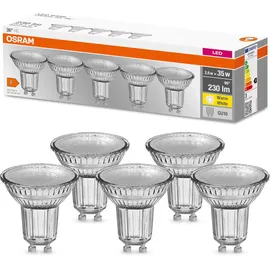 Osram LED Reflektor GU10 2,6 W warmweiß klar