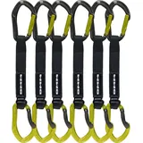 DMM Alpha Sport Quickdraw 18 cm Titanium-Lime 6er Set