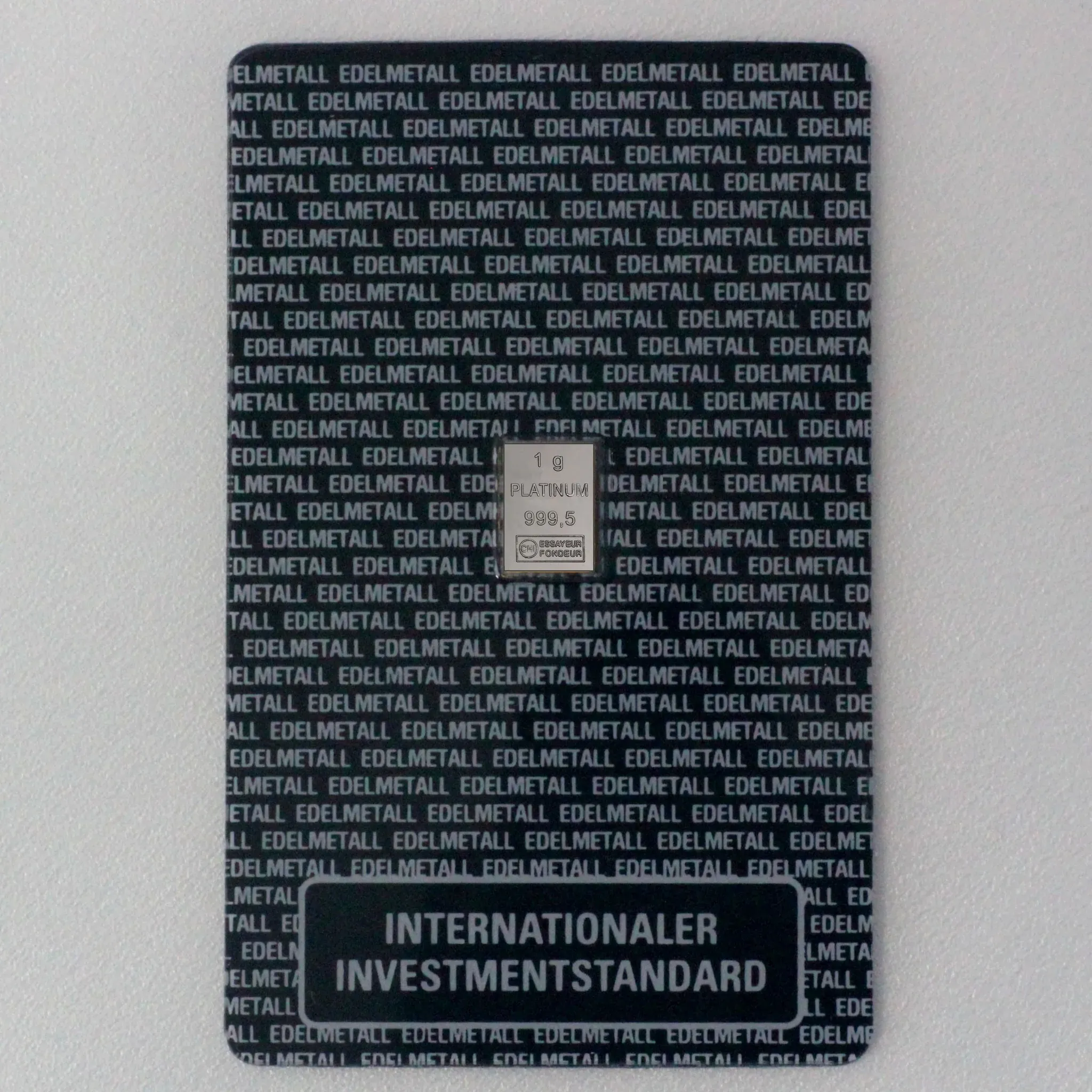 Platinbarren 1g Investmentblister