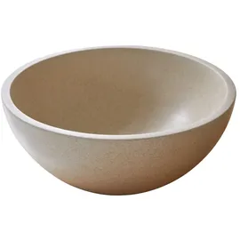Tikamoon Rundes Waschbecken Micha aus Terrazzo Cream