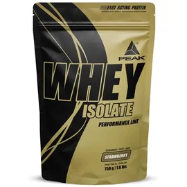 Peak Performance Whey Protein Isolat Erdbeere Pulver 750 g