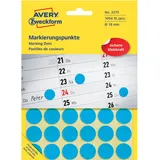 Avery Zweckform Klebepunkte 3375 blau Ø 18,0 mm, 1.056 St.