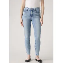 Skinny-fit-Jeans LEVI'S "720 High Rise", Damen, Gr. 26, Länge 28, genres on repeat, Denim/Jeans, Obermaterial: 85% Baumwolle, 13% Polyester, 2% Elasthan, Basic, skinny fit lang, Jeans Skinny-fit-Jeans