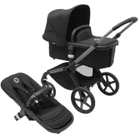 Bugaboo Fox 5 mit Liegewanne und Sitz graphite/midnight black