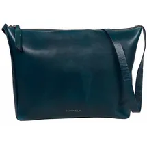 Burkely Fine Florence Umhängetasche Leder Petrol