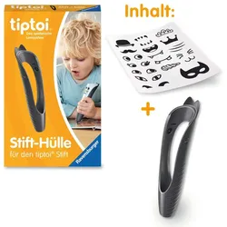 Ravensburger tiptoi - Stifthülle zum Wechseln in Schwarz / Wechselhülle für den tiptoi-Stift