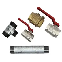 Floraworld Doppelter Pumpenstock 400 mm silberfarben/beige