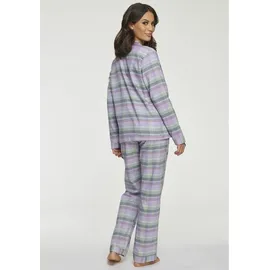 vivance dreams by lascana Pyjama kariert lila 36
