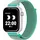 SaveFamily 40 mm BT Kunststoffgehäuse Weiß Textilarmband Mintgrün One Size