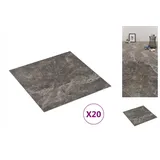 vidaXL Laminat »PVC Laminatböden Selbstklebend Dielen Bodenbelag Boden Fliesen 20 Stk schwarz