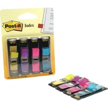 Post-it Index Mini Haftmarker 7000052572 4 Block/Pack. Gelb, Lila, Pink, Türkis