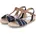 Sandalette Damen Blau 39