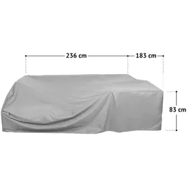 Svita Monroe Garten-Lounge Set Polyrattan Lounge-Möbel Sitzgruppe Braun